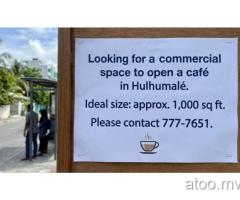 Caf Space Wanted in Hulhumale