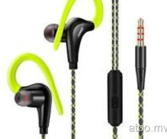 Sport Running Headphone In-Ear Earphone Earbuds Super Stereo Bass Mic Headset