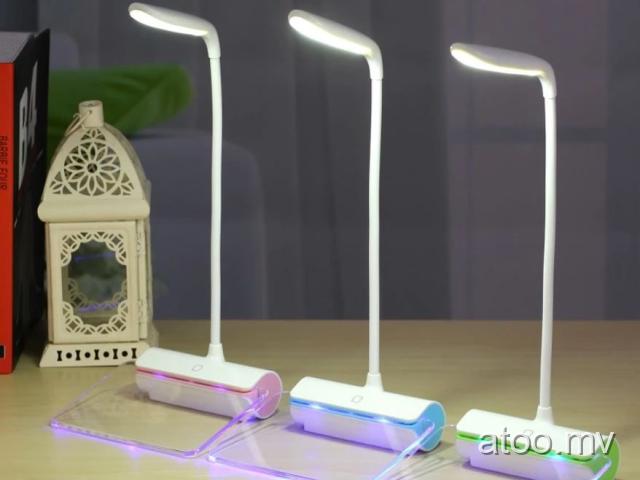 Desk Lamp Eye Protection USB Rechageable LED Table Lamp Touch Switch Reading Lig