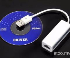 USB 2.0 To Ethernet RJ-45 LAN Network Adapter